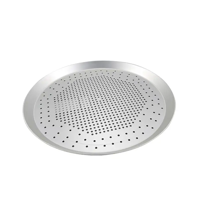 Kapmore 1pc Pizza Tray Creative Non-Stick Holes Baking Pan Aluminium Alloy Baking Tray DIY Baking Tools For Kitchen