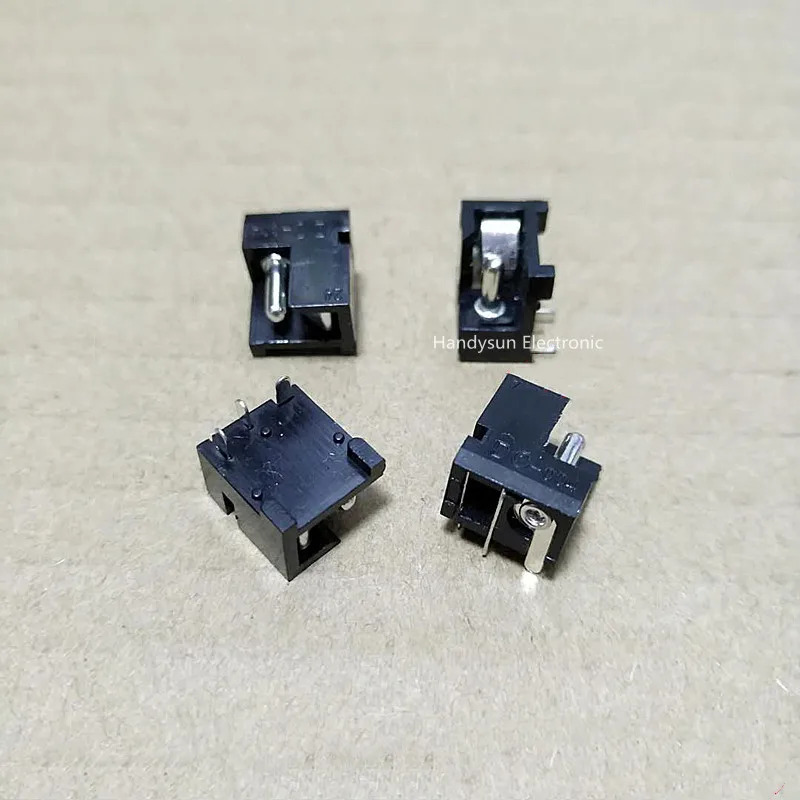 Toma de corriente de CC DC-004, Base hembra, interfaz de CC de 5,5x2,1mm, Pin redondo, placa de enchufe de 3 pines, adaptador de conector de montaje en Panel