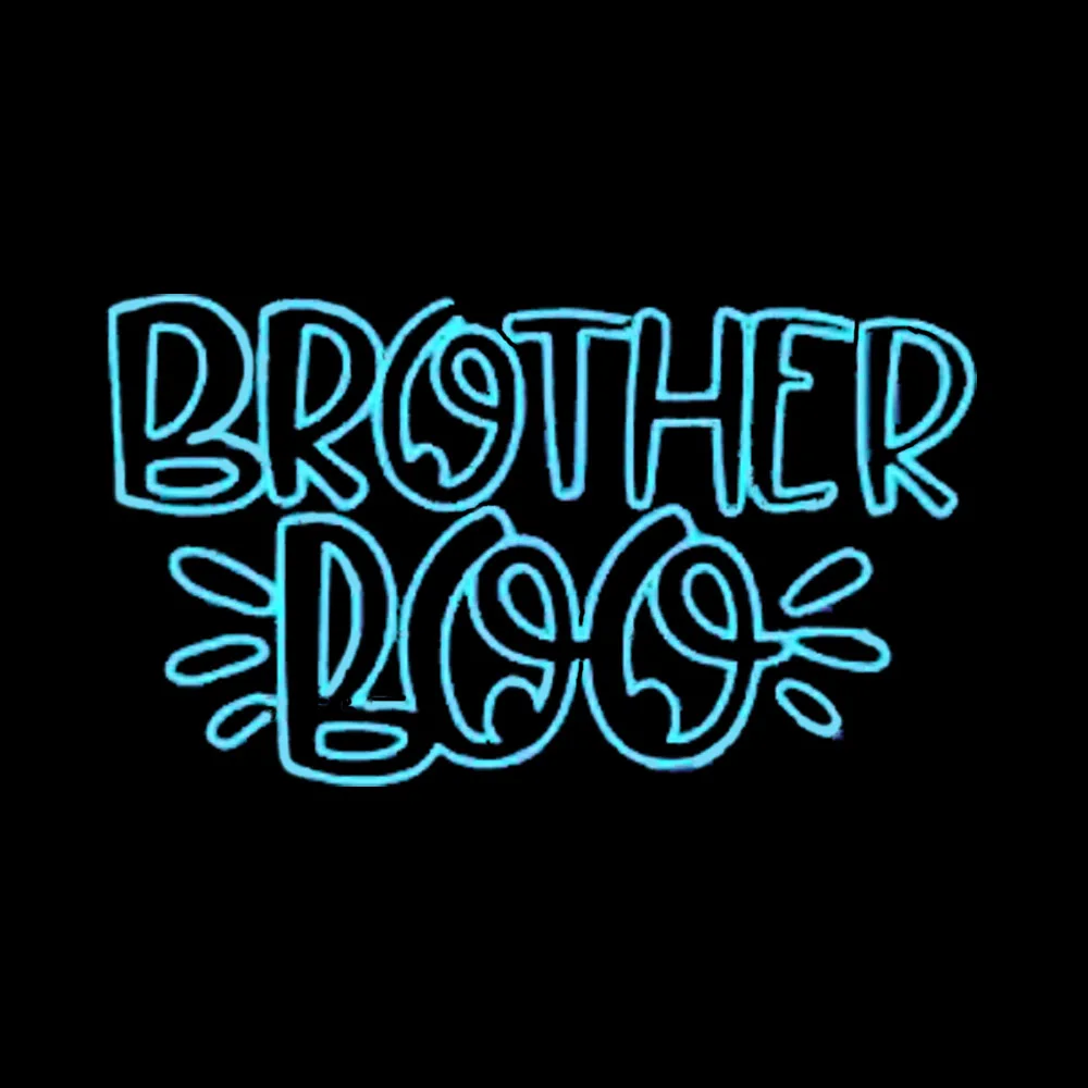 Brother Boo Neon Sign Custom Handmade Real Glass Tube Bar Party Room Decor Home Decoration Display Light Lamp Gift Window 17X14