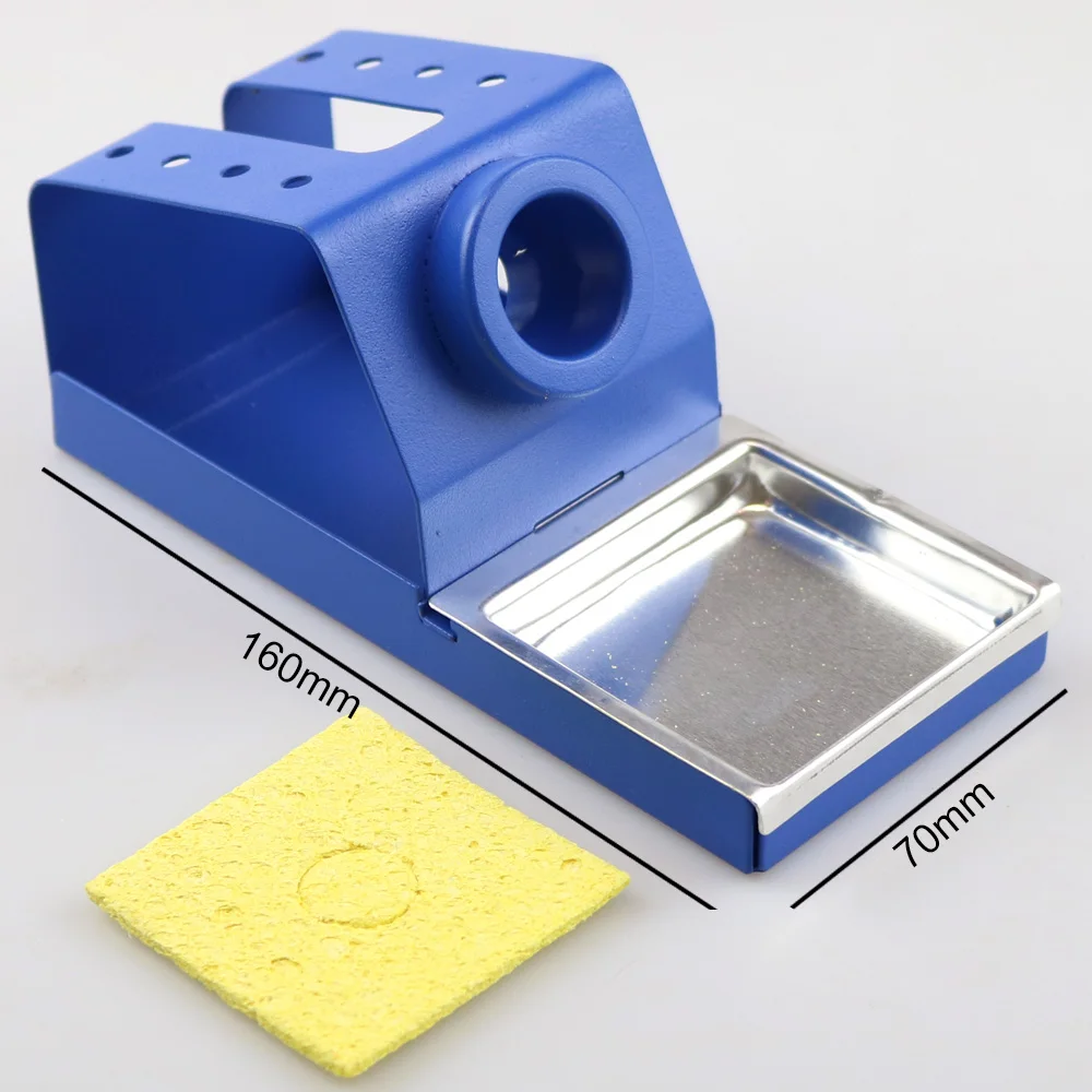 QUICKO Metal Material Soldering blue Iron Stand with Sponge For 936 Soldering Station 907 Soldering Handle