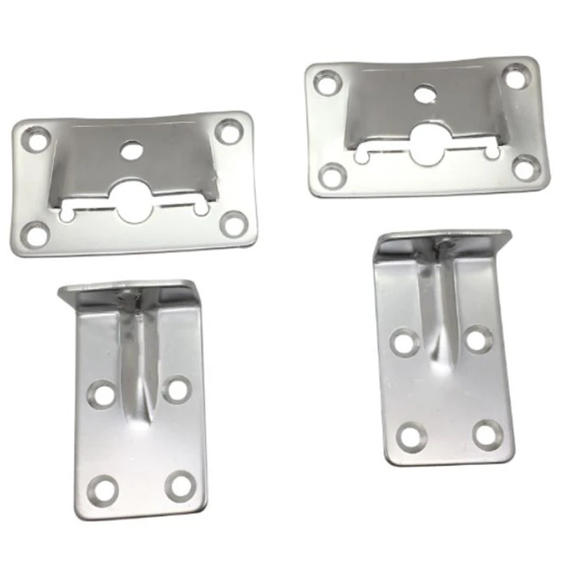 2 Set Marine Grade Stainless Steel Table Bracket Set Removable Multiple Usage for House Boat Marine Accessories Hardware