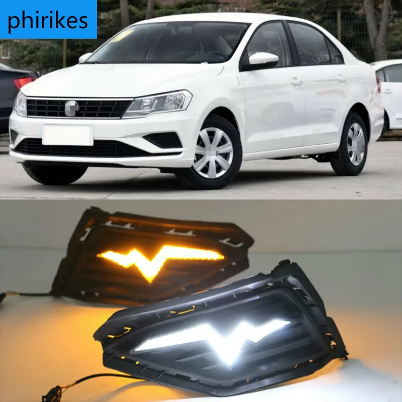 

LED DRL Daytime Running Light Daylight Fog lamp For Volkswagen VW Jetta 2017-2019 driving