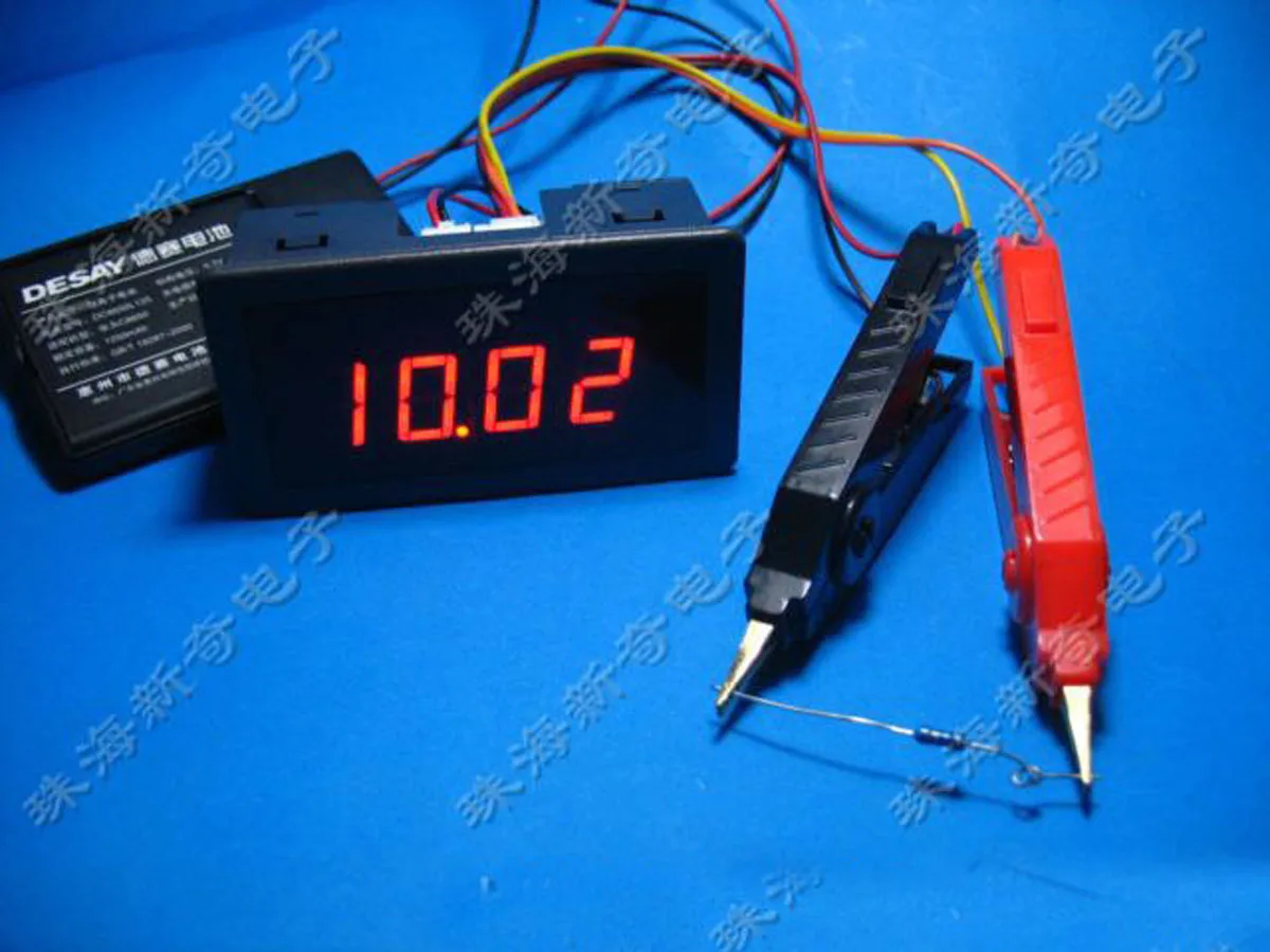 Imagem -04 - Medidor 20ohm 200ohm 2ohm do Miliohmmeter do Medidor do Miliohmmeter de Digitas do Diodo Emissor de Luz de Dykb Bobina do Transformador do Teste de Kelvin