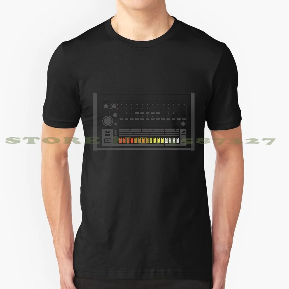 808 The Legend 100% Cotton T-Shirt Tr 808 Tr808 Drum Machine Roland Electronic Music Dance Rap Trap Hip Hop Techno House Rhythm