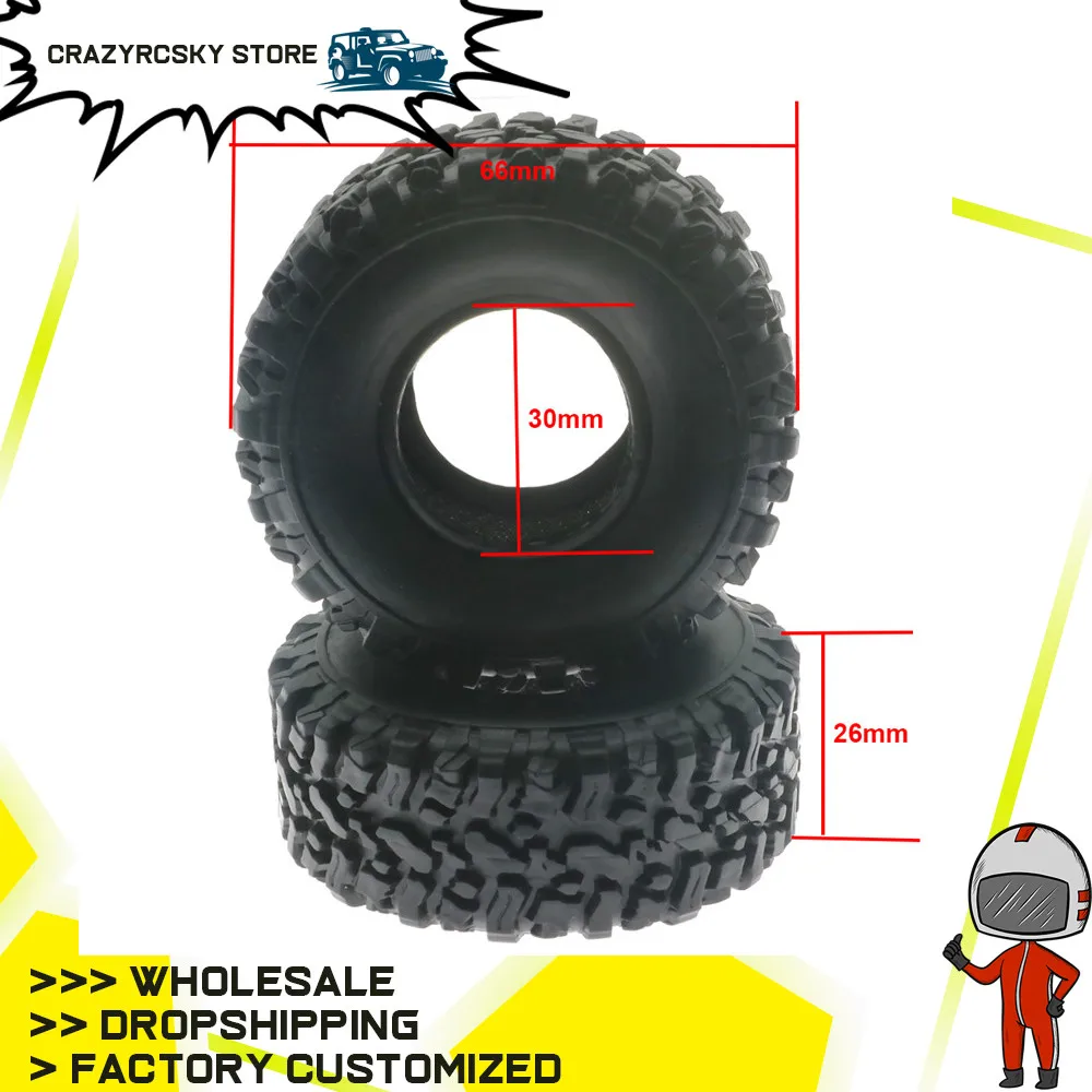 Pair Soft Rubber Tire With Foam Sponge For Wpl Henglong B14 B24 B16 B36, Ural C14 C24 Q60 Q61 Q62 Q63 Q64 4x4 And 6x6 Military