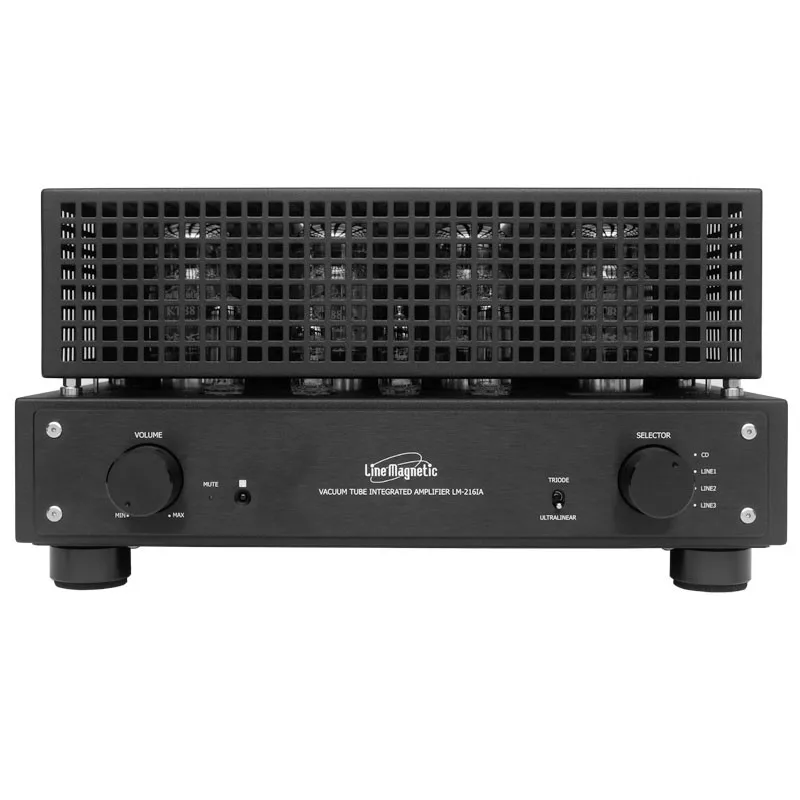 

TZT Line Magnetic LM-216IA Tube Amplifier Integrated KT88*4 Push-Pull Vacuum Amp Ultra Amplify 32W*2 Troide type 22W*2 Silver
