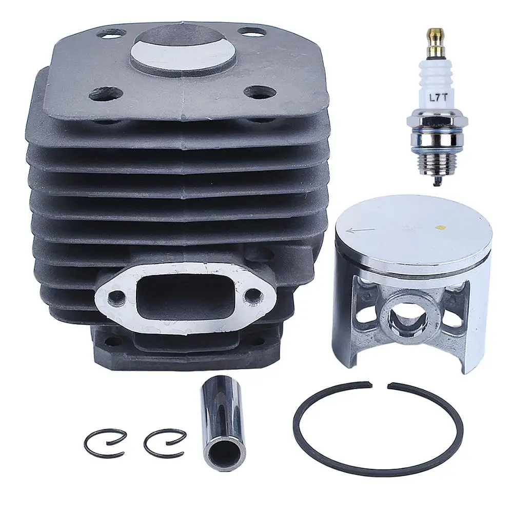 48มม.ชุดลูกสูบกระบอกสูบสำหรับHusqvarna 262xp 261 262ลูกโซ่ก๊าซอะไหล่503541171 W Spark Plug