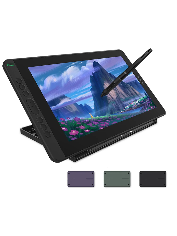 Huion Kamvas 13 Tablet graficzny Monitor AG szklany ekran do rysowania piórem 8192 rysik bez baterii dla systemu Android Windows MacOS — zdjęcie 2