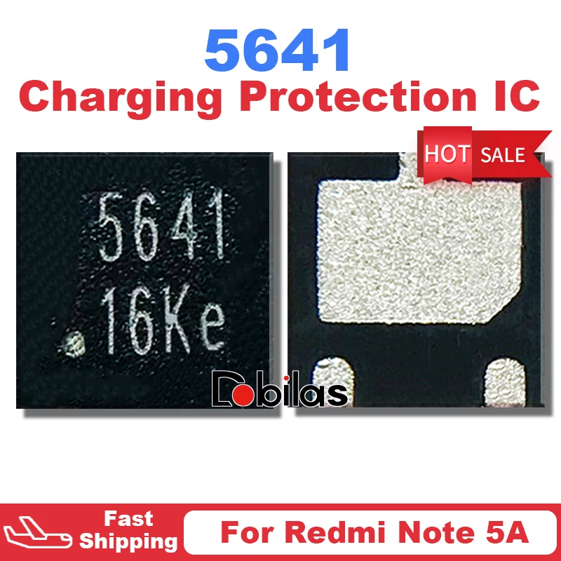 15Pcs 5641 For Redmi Note 5A For Huawei LDN AL00 Charging Protection IC BGA Component Replacement Chip Chipset