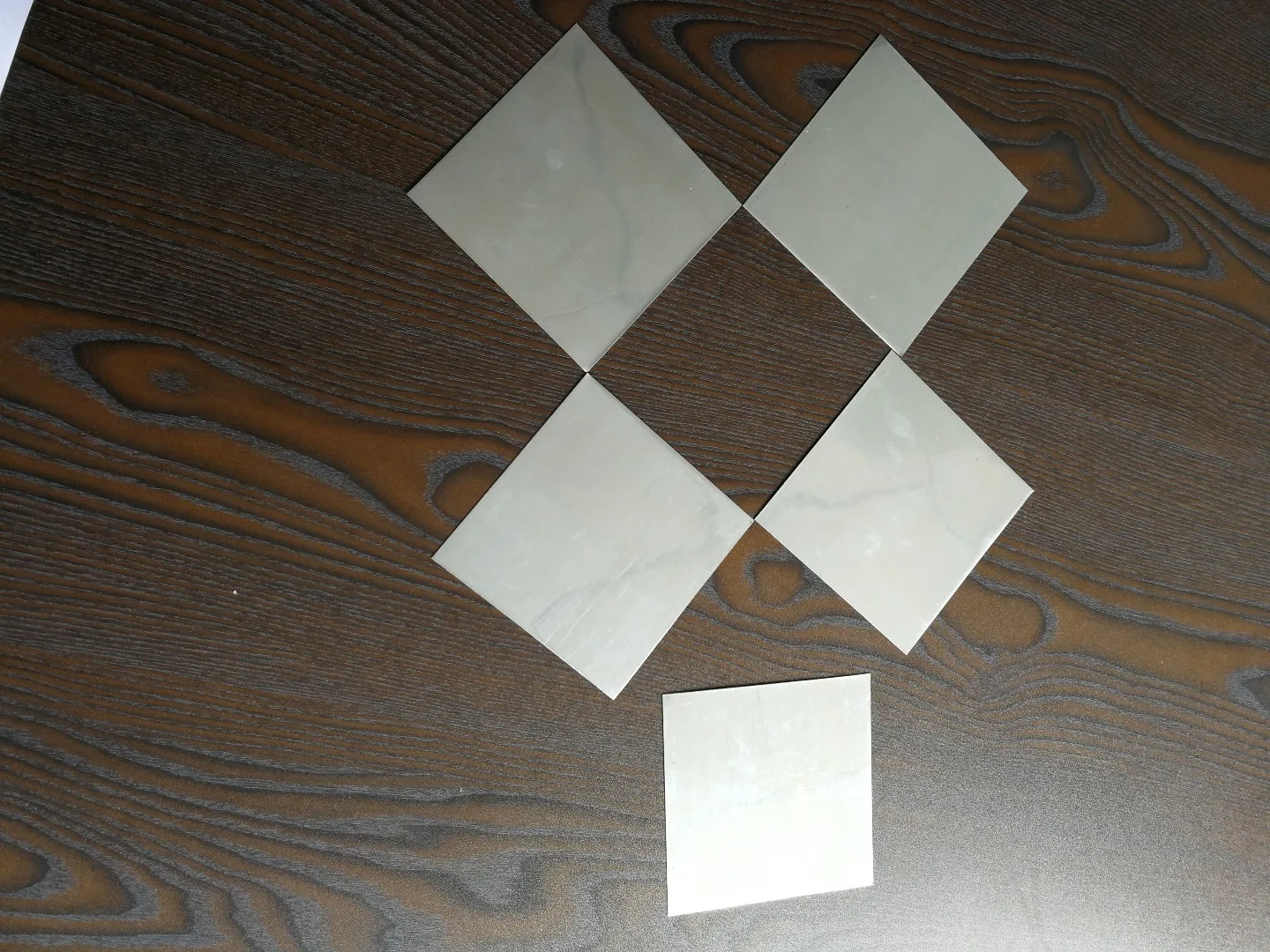5pcs/set Pure Zinc Zn Sheet Plate Metal Foil 100mm*100mm*0.5mm diy lab science materila
