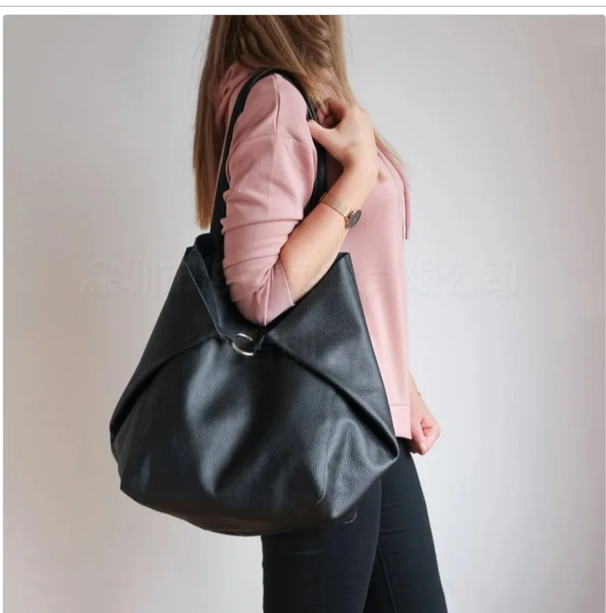 2023 Casual Over Large Women Shoulder Bags Designer Handbags Luxury Soft Pu Leather Hand Bags Big Tote Retro Lady Shopper Purses