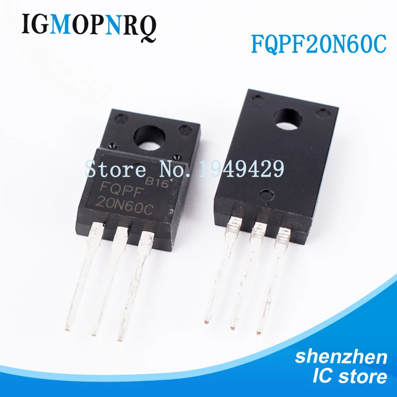 

10PCS/lot FQPF20N60 20N60 20N60C FQPF2060C TO-220 New