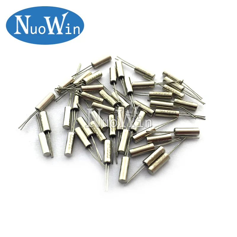 10PCS 2*6 2*6mm 32.768Khz 100Khz 8Mhz 11.0592Mhz 12Mhz 14.318Mhz 16Mhz 24Mhz 27Mhz Crystal Cylinder quartz resonator