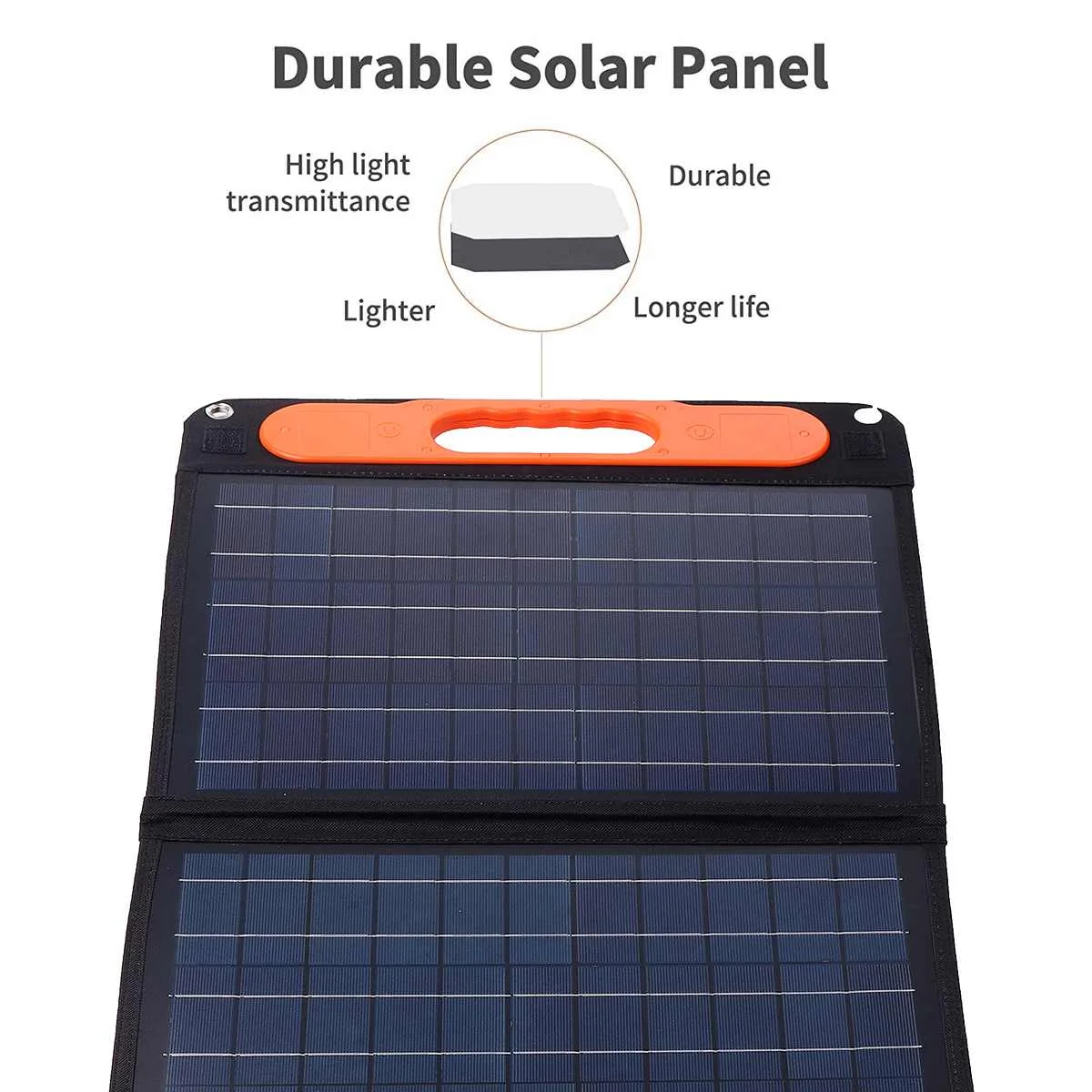 300W Foldable Solar Panel Dual USB/TYPE C/DC Protable Outdoor Folding Solar Cells Solar Battery Charger for Phone RV Car Camping