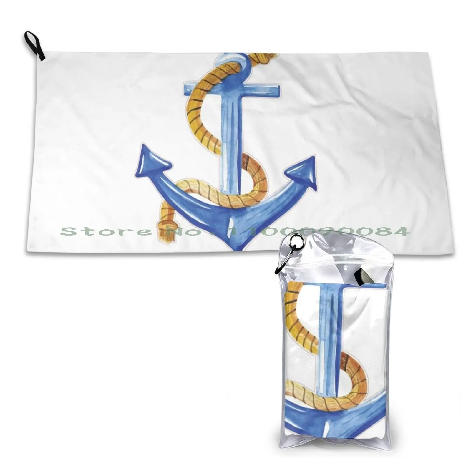 Anchor Quick Dry Towel Gym Sports Bath Portable Tether Logo Tether Quote Tether Lover Tether Altcoin Tether Trading Tether