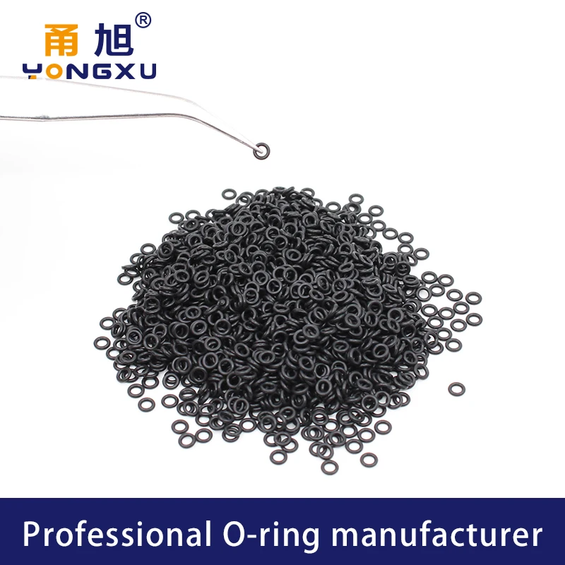 Nitrile Rubber 10PCS/lot Black NBR CS 0.8mm thickness OD2.6/3/3.6/4.1/4.3/4.5/4.9/5.1mm O Ring Gasket waterproof watch oring.-.