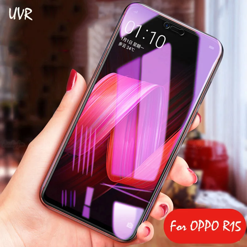 Protective Glass For OPPO F11 F9 Pro F7 F5 R17 R15 Pro R15X Plus R19 Anti-blue Tempered Glass Screen Protector For OPPO A83 A73