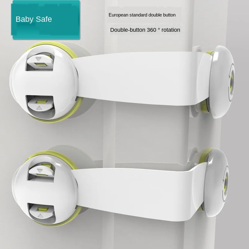 Babysafe Children 's Safety Lock Baby Anti-Clamp Hand Cabinet Cabinet Door Lock Fastener Baby Protection Refrigerator Lock