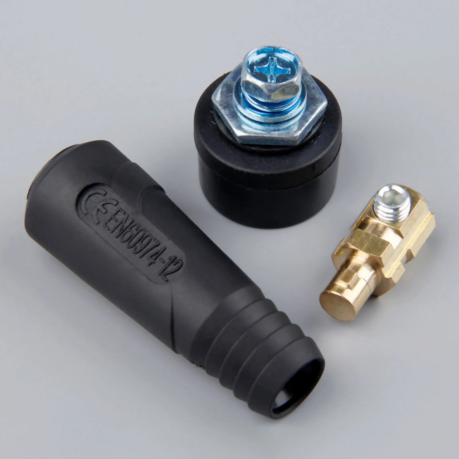 

DKJ10-25 TIG Quick Fitting DKZ10-25 200A Euro Style Cable Connector-Socket With DKJ10-25 200A Cable Connector-Plug 2x