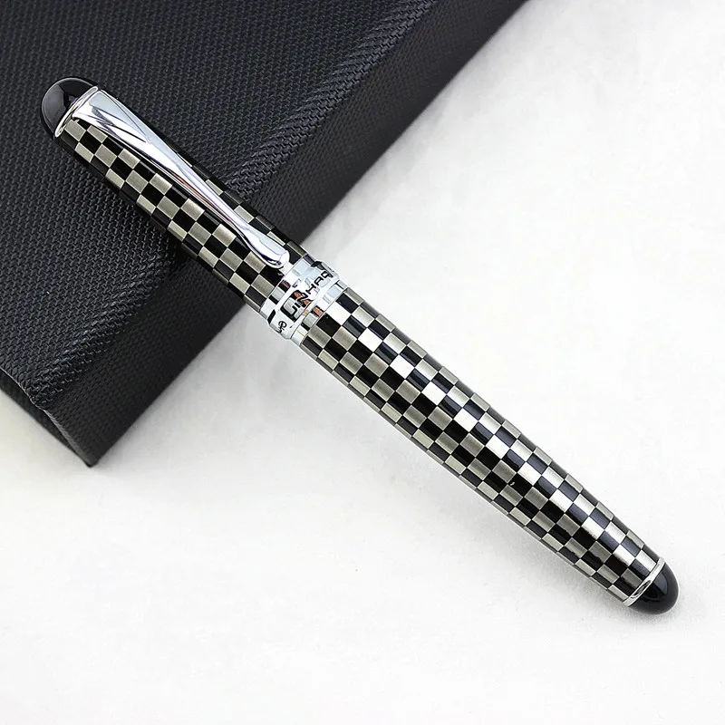 Jinhao X750 Klassische Stil Silber Clip Metall Brunnen Stift 0,5mm Nib Stahl Tinte Stifte für Geschenk Büro Supplies Schule liefert