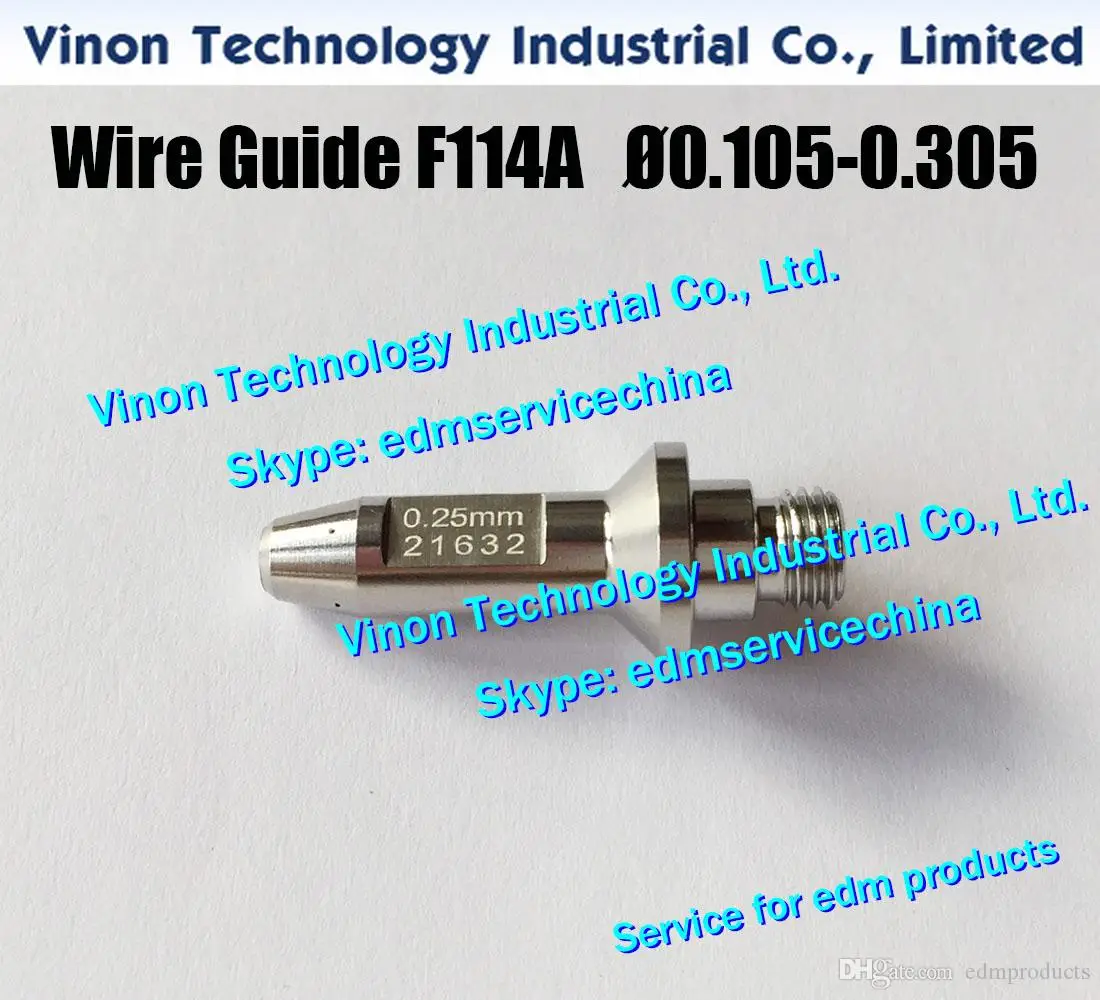 F114A D=0.105 Wire Guide Upper A290-8104-Y702 for Fanuc Level Up(iD2),iE,0iC edm upper diamond guide d=0.105mm A2908104Y702,