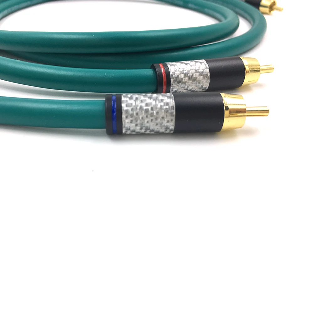 HIFI Type-3 كابل صوت RCA مطلي بالذهب HIFI مزدوج RCA كابل إشارة الصوت Rca الراقية Corld لـ CARDAS CROSS