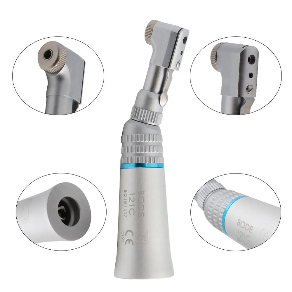 Dental Contra Angle Low Speed Handpiece Dental Air Turbine Dental Handpiece 1:1 Ratio Wrench/Push