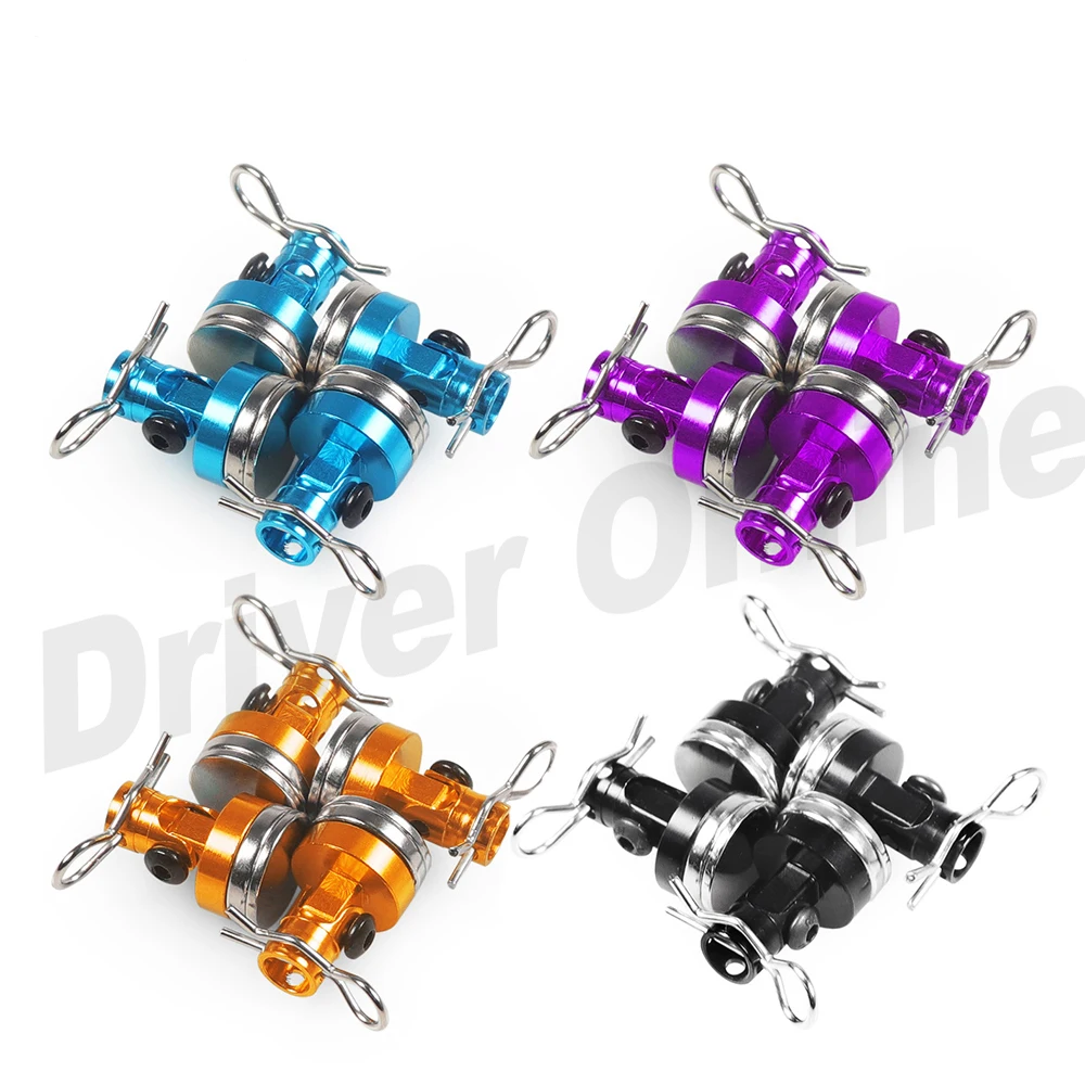 RC Car Body Posts Magnet Invisible Fixed Mount with Clip 4pcs for 1/10 Axial SCX10 TRX4 D90 D110 HSP Drift Sakura Tamiya