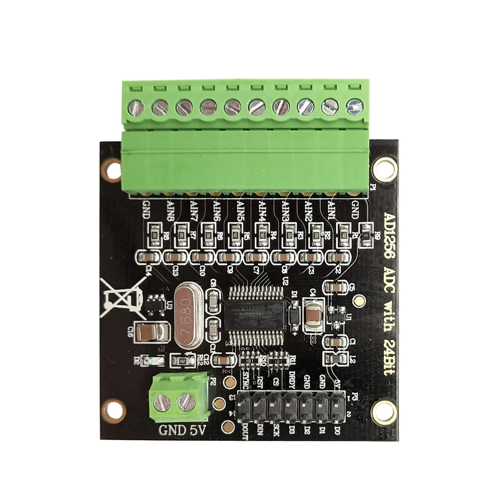 ADS1256 Module 24-Bit ADC Data Acquisition Card ADC High Precision ADC Acquisition Analog To Digital Converter