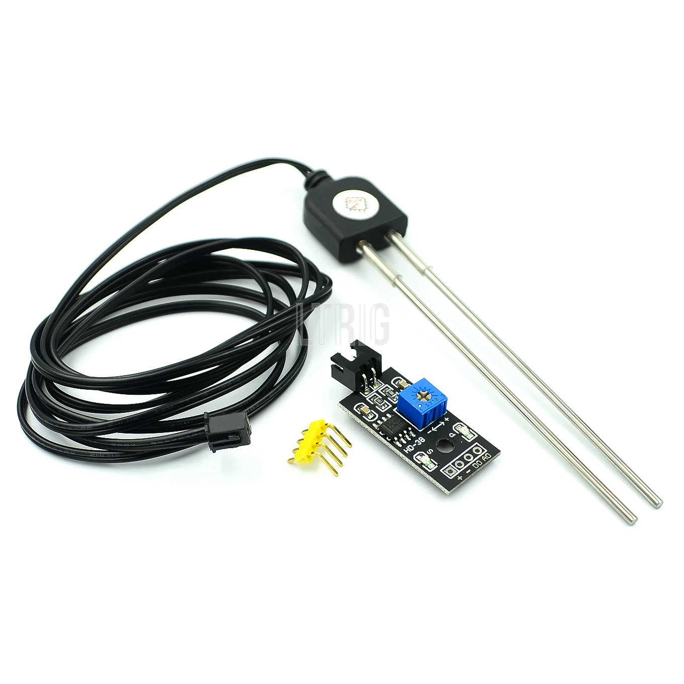 

LTRIG Custom 1PC Sensor and Soil Detector Module Soil Moisture Test Soil Humidity Test Corrosion Resistance Probe for Arduino