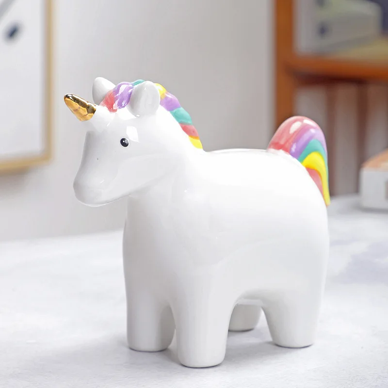 Unicorn  Money Cash Box Piggy Bank Large Money Box for Kids Money Safe Coin Box Money Saving Box Coin Bank Lovely Piggy Gifts