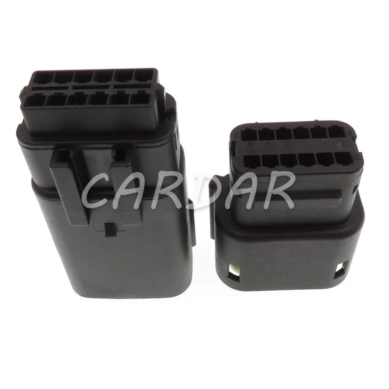 1 Set 12 Pin 33472-1201 Auto Headlight Plug Light Socket AC Assembly 33482-1201 For Ford Focus Mondeo Buick Chevrolet