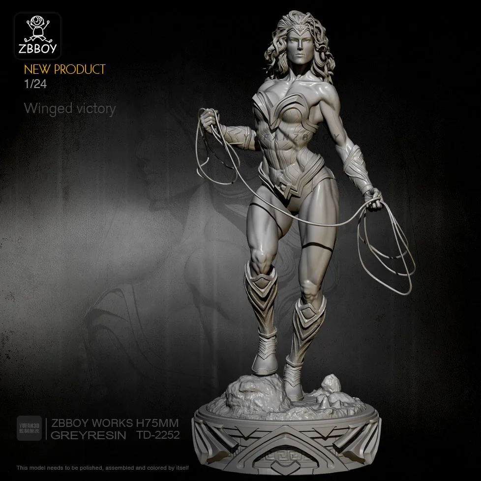 1/24 Resin Figure Kits Goddess with rope Model Self-assembled TD-2252