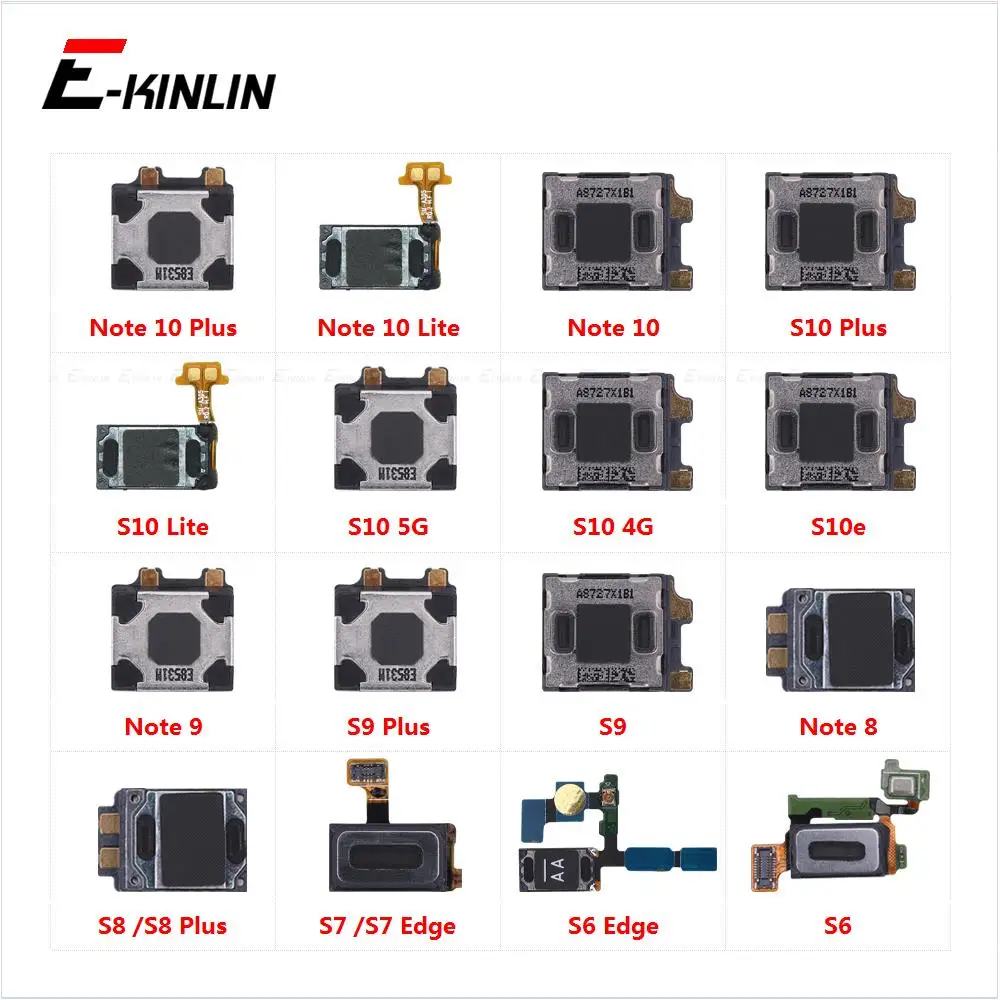Anteriore Superiore Auricolare del Trasduttore Auricolare Dell\'orecchio Altoparlante Ricevitore Audio Per Samsung Galaxy S10 5G S10e S6 S7 Bordo S8