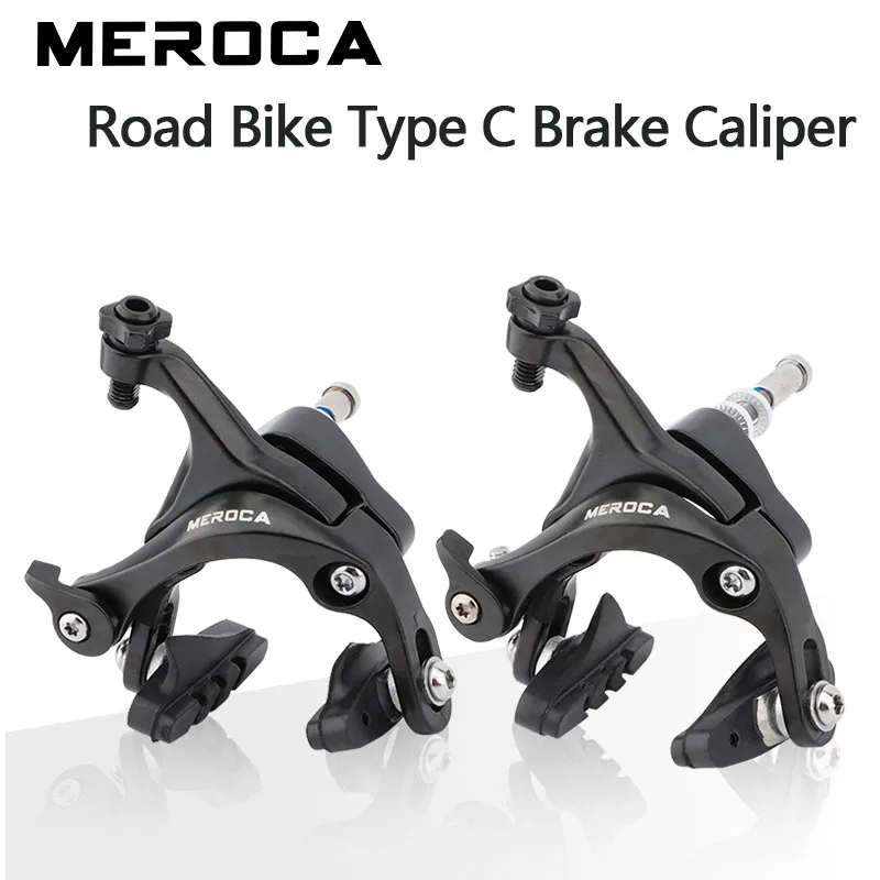 

MEROCA Road Bike C Clamp Brake Caliper 700C Bicycle Rim Brake Clamp BMX Dead Fly Line Pull Bicycle Brake Side Pull Brake Caliper