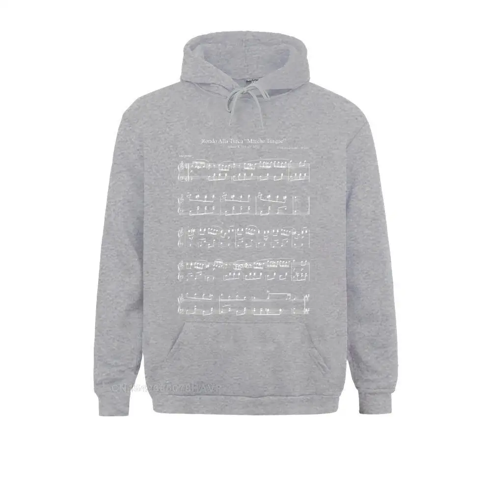 Catatan Musik Mozart Skor Rondo Alla Turca Hoodie Lucu Hoodie Musim Panas/Musim Gugur Pakaian Lucu Lengan Panjang Kaus Baru 2021