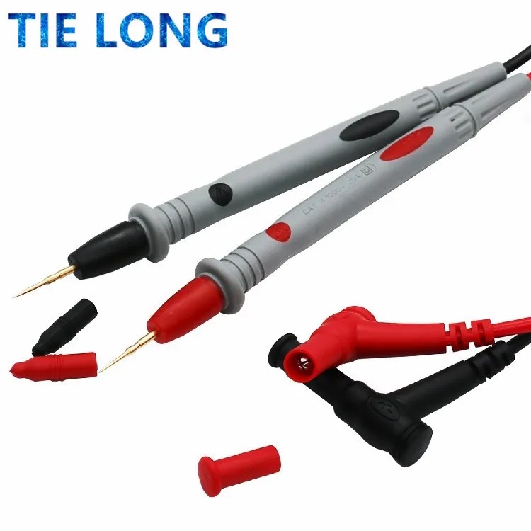 Practical 1000 V 20A Thin Tip Needle Multi Meter Test Probe Digital Multimeter Tester Pen Cable Wire Universal