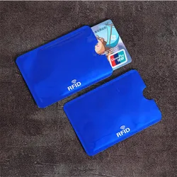 5/10Pcs Hot RFID Credit Card Protector Anti Theft Blocking Card Holder Protection Bank Card Case Sleeve Skin Case Covers