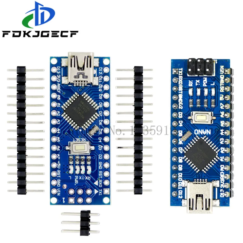 1PCS Nano 3.0 Controller Development Board CH340 driver ATMEGA328 ATMEGA328P With the bootloader for arduino With Mini USB Cable