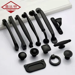 Black Dressers Cabinet Handles Furniture Knobs Pulls Handles Kitchen Accessories Storage Handles Drawer Knobs Pulls Cupboard