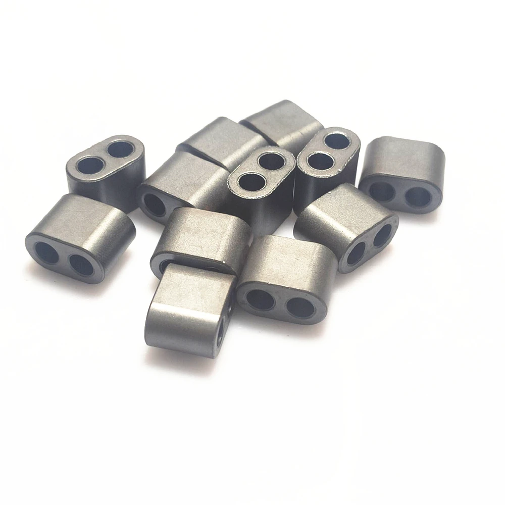 RF  Ferrite Core  Double Holes RF Magnet  RF Accessories 2SIZES: 15*8*13.5mm Hole size:5mm  / 13.5*7.5*14mm Hole Size:4mm