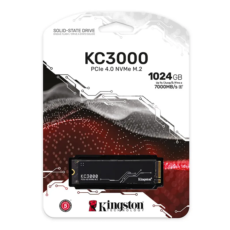 Imagem -06 - Kingston Kc3000 Pcie 4.0 Nvme M.2 Ssd m2 512gb 1tb 2tb 4tb Disco Rígido Interno para Desktop Portátil Msi até 7000 mb s