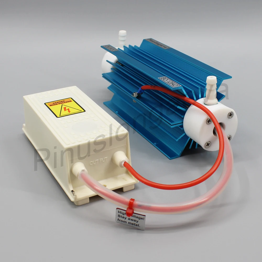Pinus longaeva 10G/H 10grams Quartz tube type ozone generator Kit ozone tube and ozone PSU ozone air water treatment