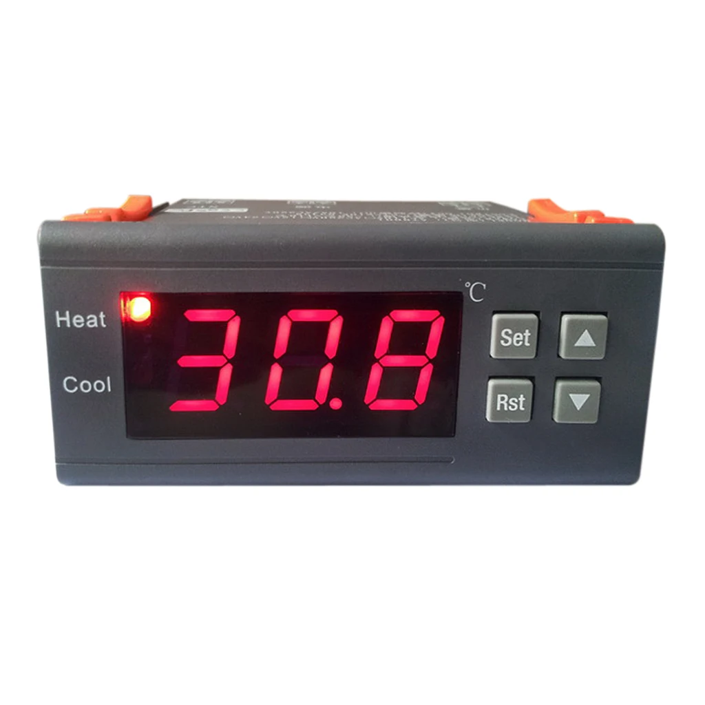 12V Digital LED Temperature Controller Thermostat + Sensor MH1210A -40 to 120deg