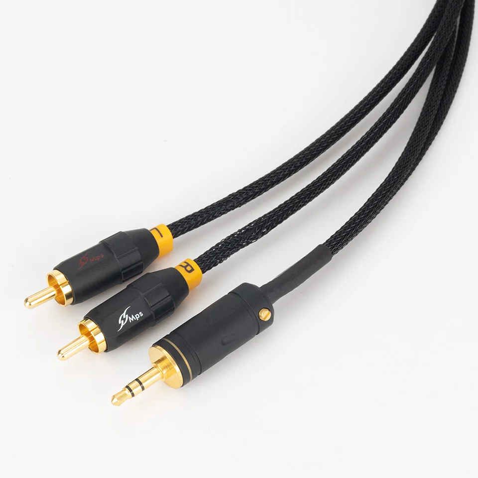 

RCA Cable HiFi Stereo 2RCA to 3.5mm Audio Cable AUX RCA Jack 3.5 for Audio Home Theater Smartphone DVD Cable Use mogami cable