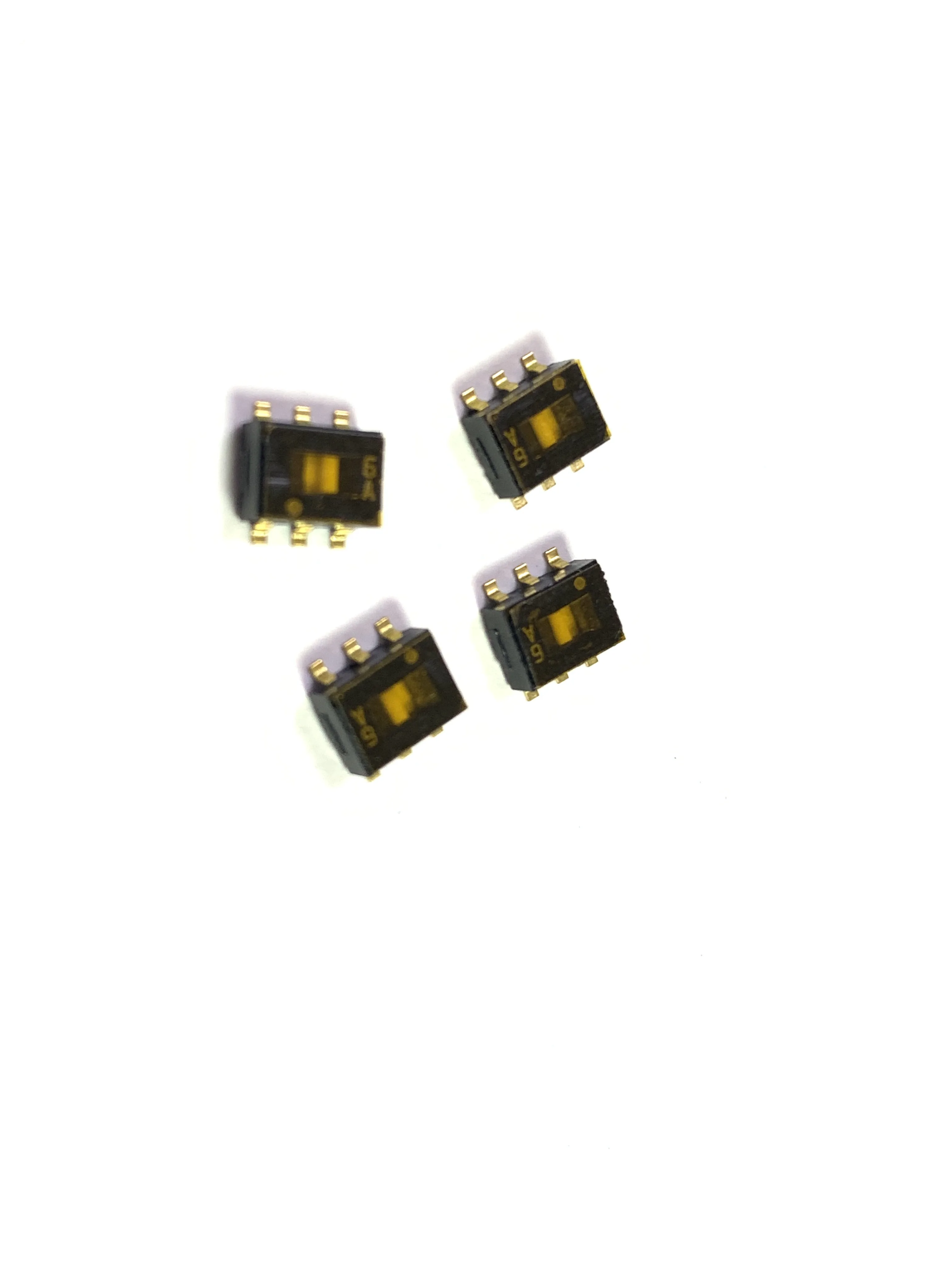 2Pcs/Lot Cas-220B CAS-220 CHS-02B CHS-01B1 dial switch 1-bit 1p chip SOP-2 SOP-4 SOP-6 coding switch gold plated external paste