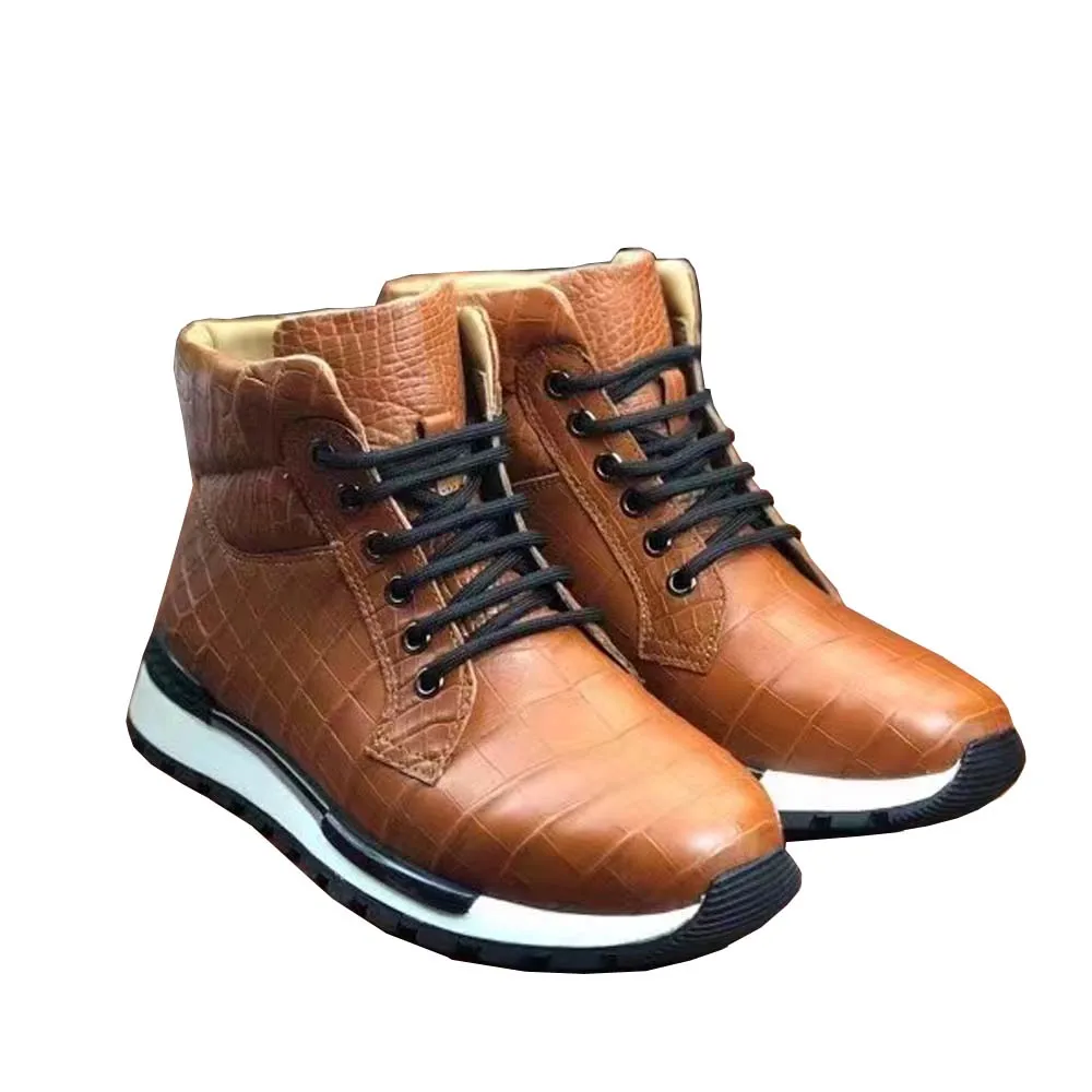 yingshang new men shoes male crocodile leather shoes male shoes crocodile leather shoes