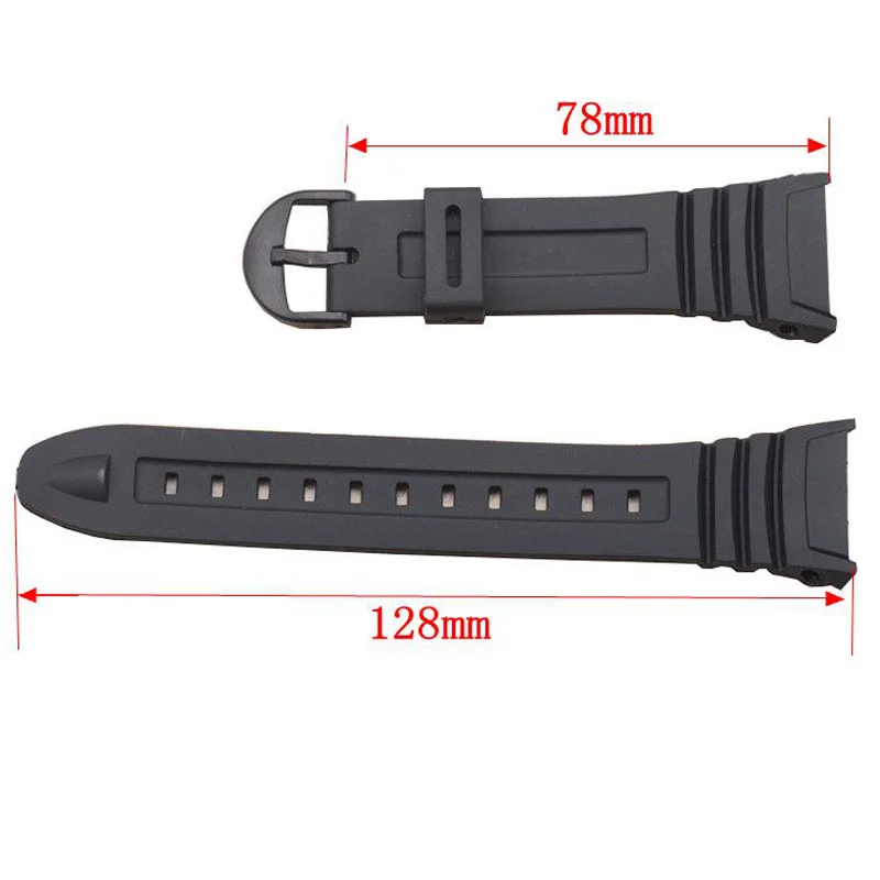 Hot 2020 Resin strap Replacement Watch Strap Band Wrist Bracelet Fit For Casio W96 W-96H W96H