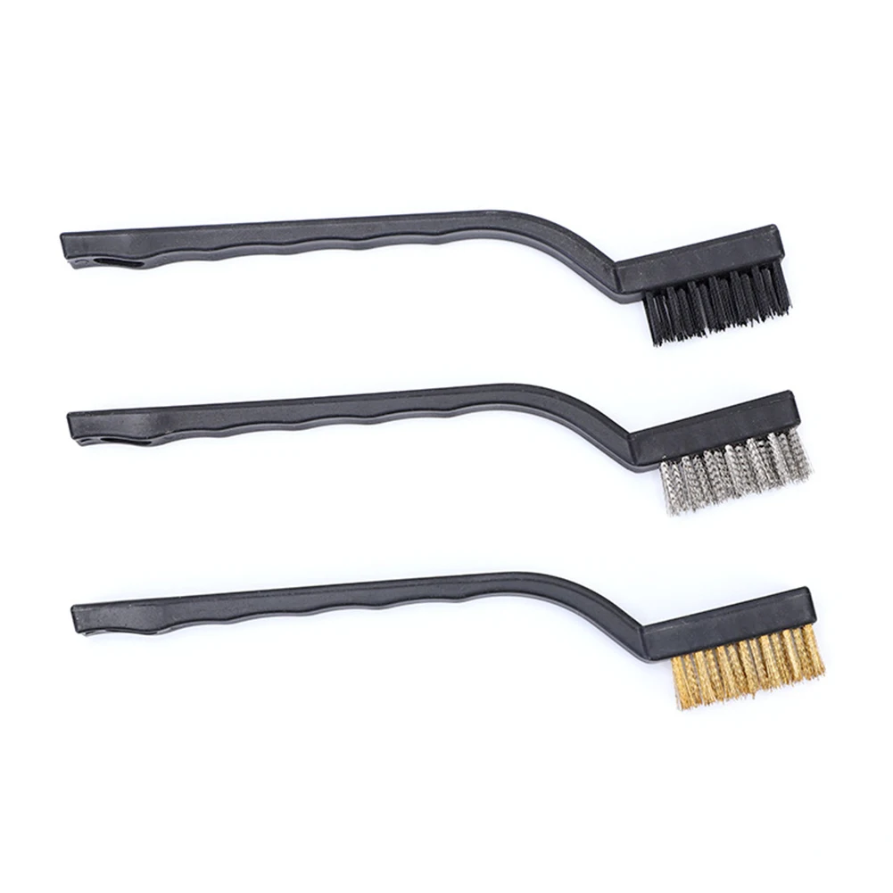 3Pcs Mini 7 inch Car Interior Cleaning Brush Set Auto Detailing Brush Wheels Dashboard Cleaning Tool Car Accessories