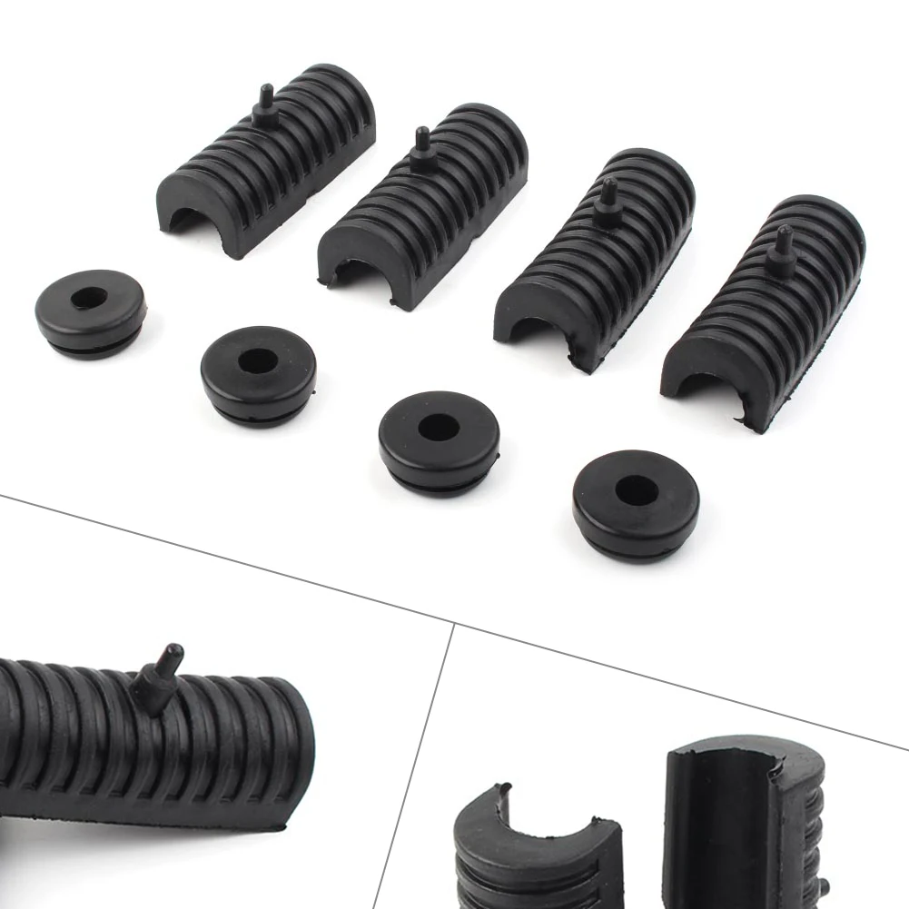 Rubber Motorbike Grommets Support Cushion Hard Bage Saddlebag For Harley Davidson Touring FLT FLHT FLHTCU FLHRC 1994-2013